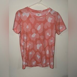 Sol Angeles x Anthropologie Pink Fitted Short Sleeve T-Shirt